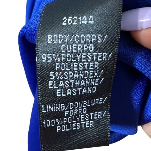 JS Boutique Royal Blue Sleeveless Maxi Dress Size 12 - Picture 7 of 7